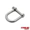 Extreme Max Extreme Max 3006.8231.2 BoatTector Stainless Steel Wide D Shackle - 3/8", 2-Pack 3006.8231.2 - alternate 2